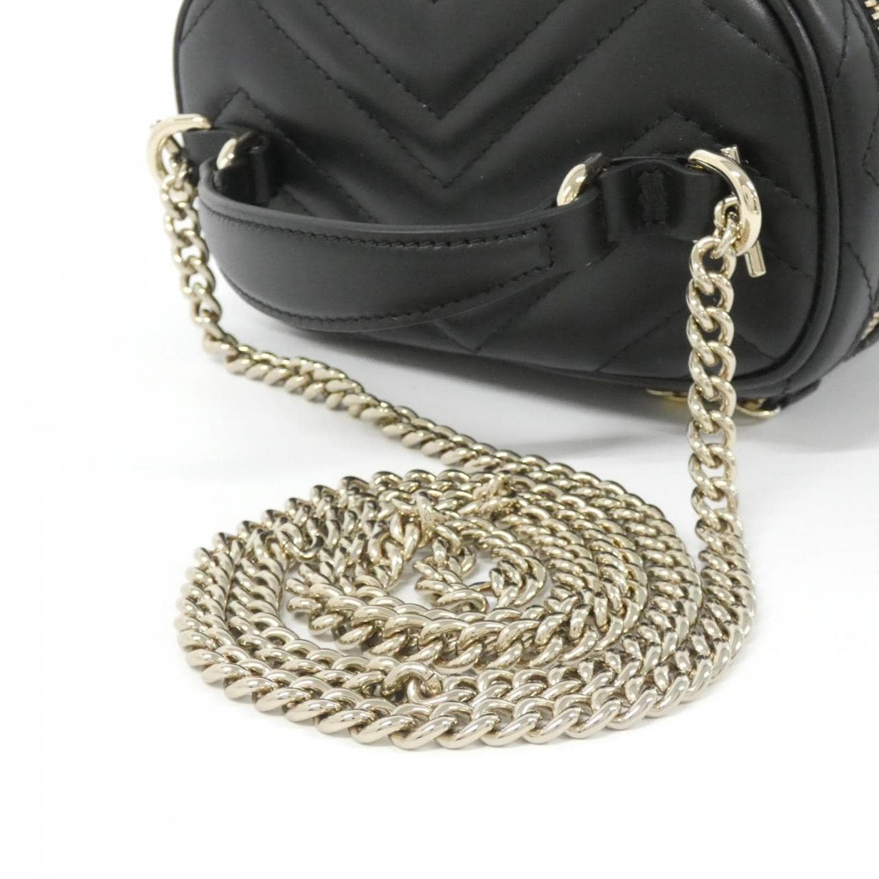 GUCCI 837454 AAET8 Bag Leather Black Leather - Thumbnail 5