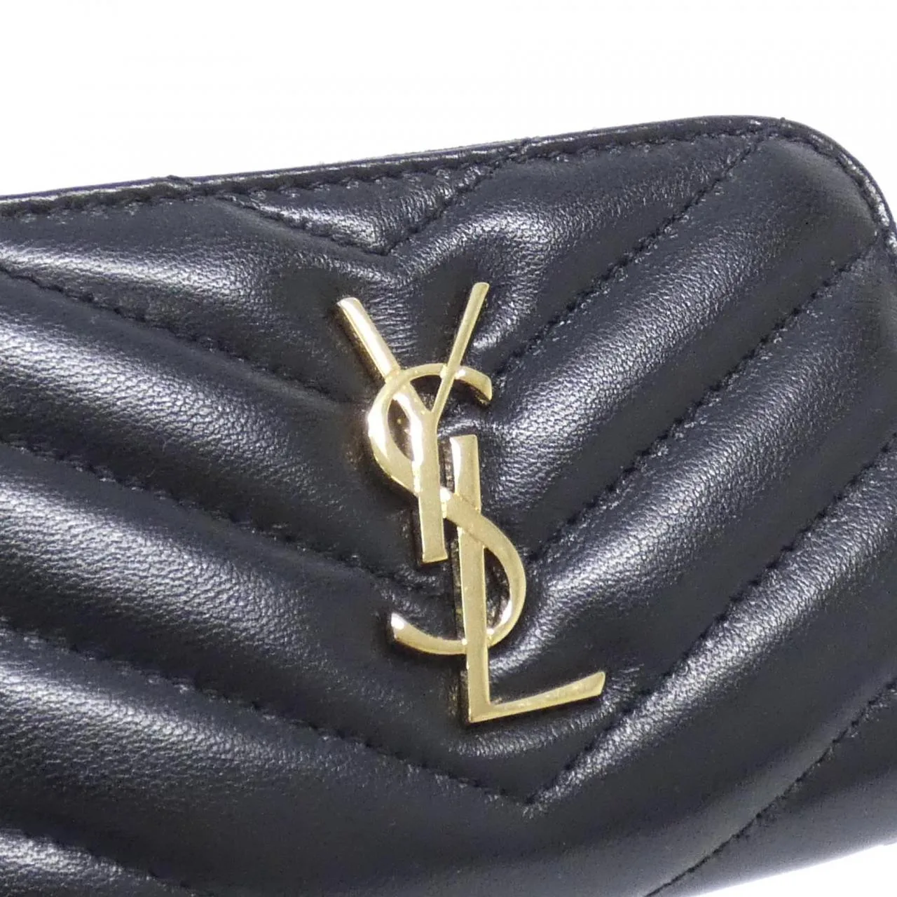 SAINT LAURENT 804479 AAA44 Coin Case Lambskin Black Lambskin New - Thumbnail 4