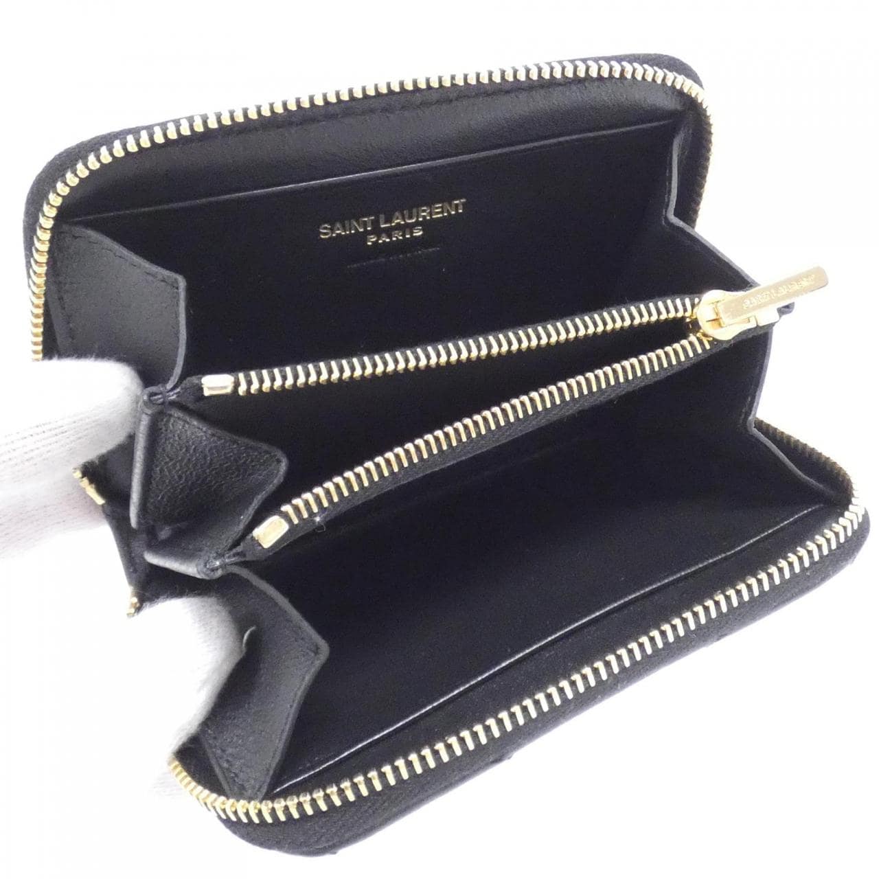 SAINT LAURENT 804479 AAA44 Coin Case Lambskin 5