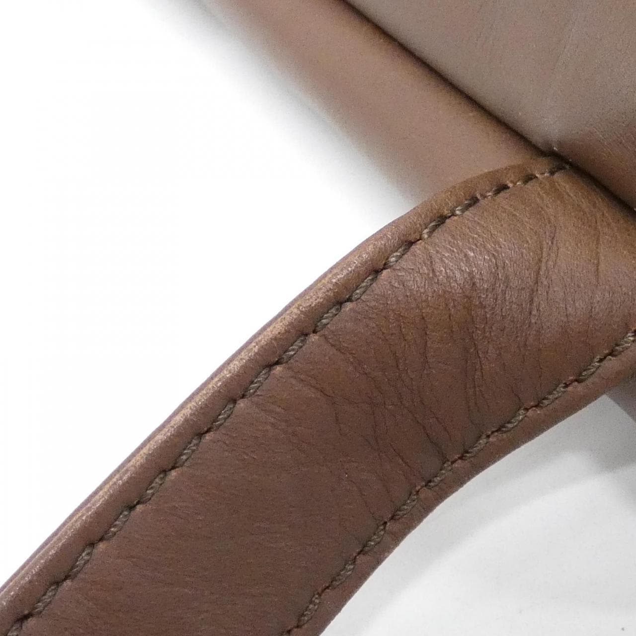 CELINE Shoulder Bag Leather Brown Leather - Thumbnail 7