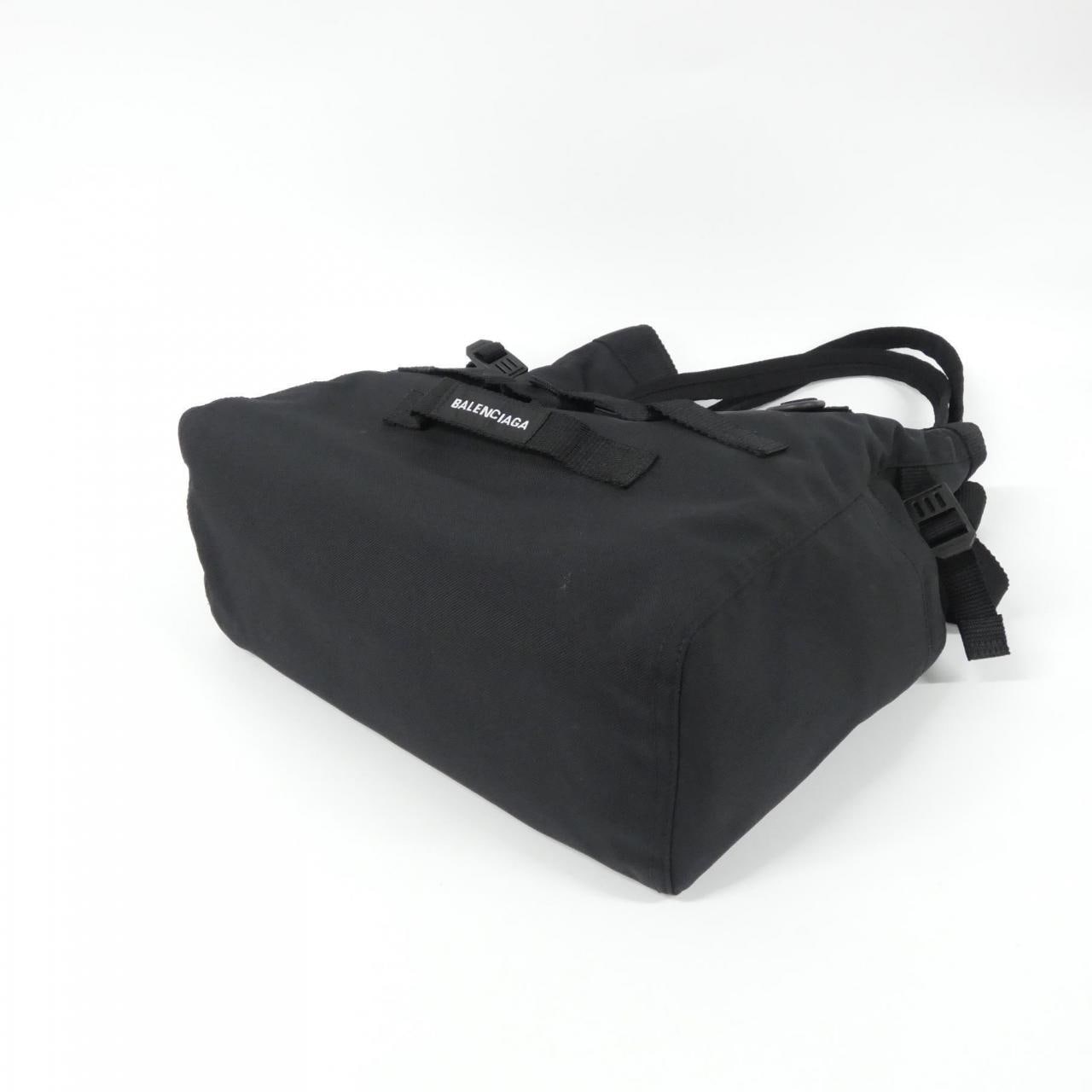 BALENCIAGA 644040 2BKPI Tote Nylon Black Nylon - Thumbnail 3