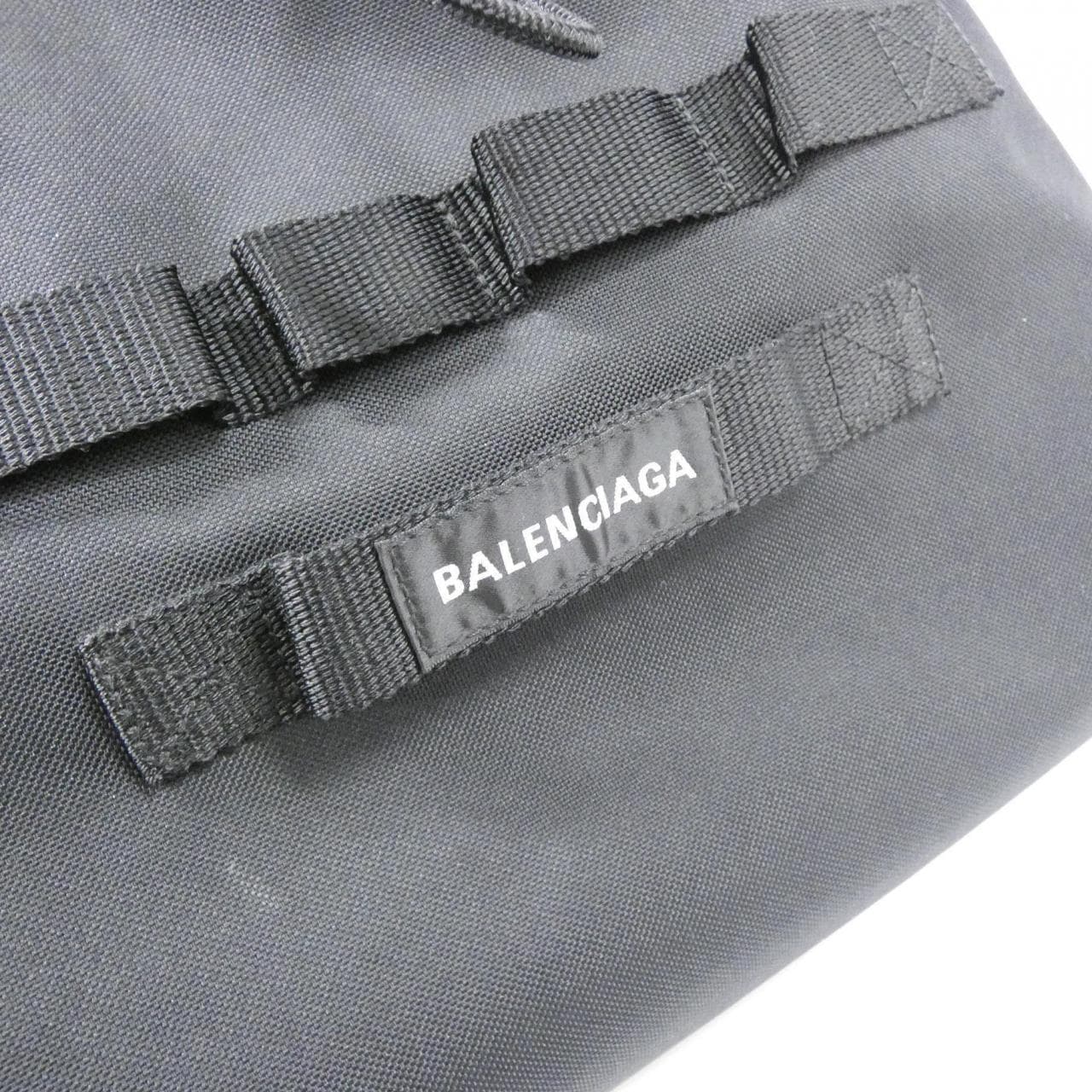 BALENCIAGA 644040 2BKPI Tote Nylon Black Nylon - Thumbnail 5