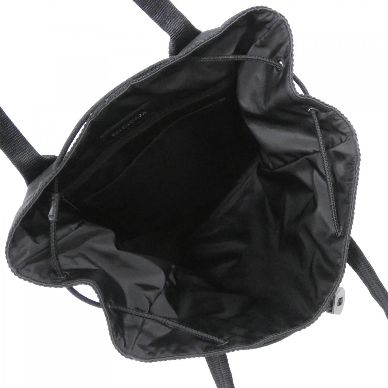 BALENCIAGA 644040 2BKPI Tote Nylon Black Nylon - Thumbnail 7