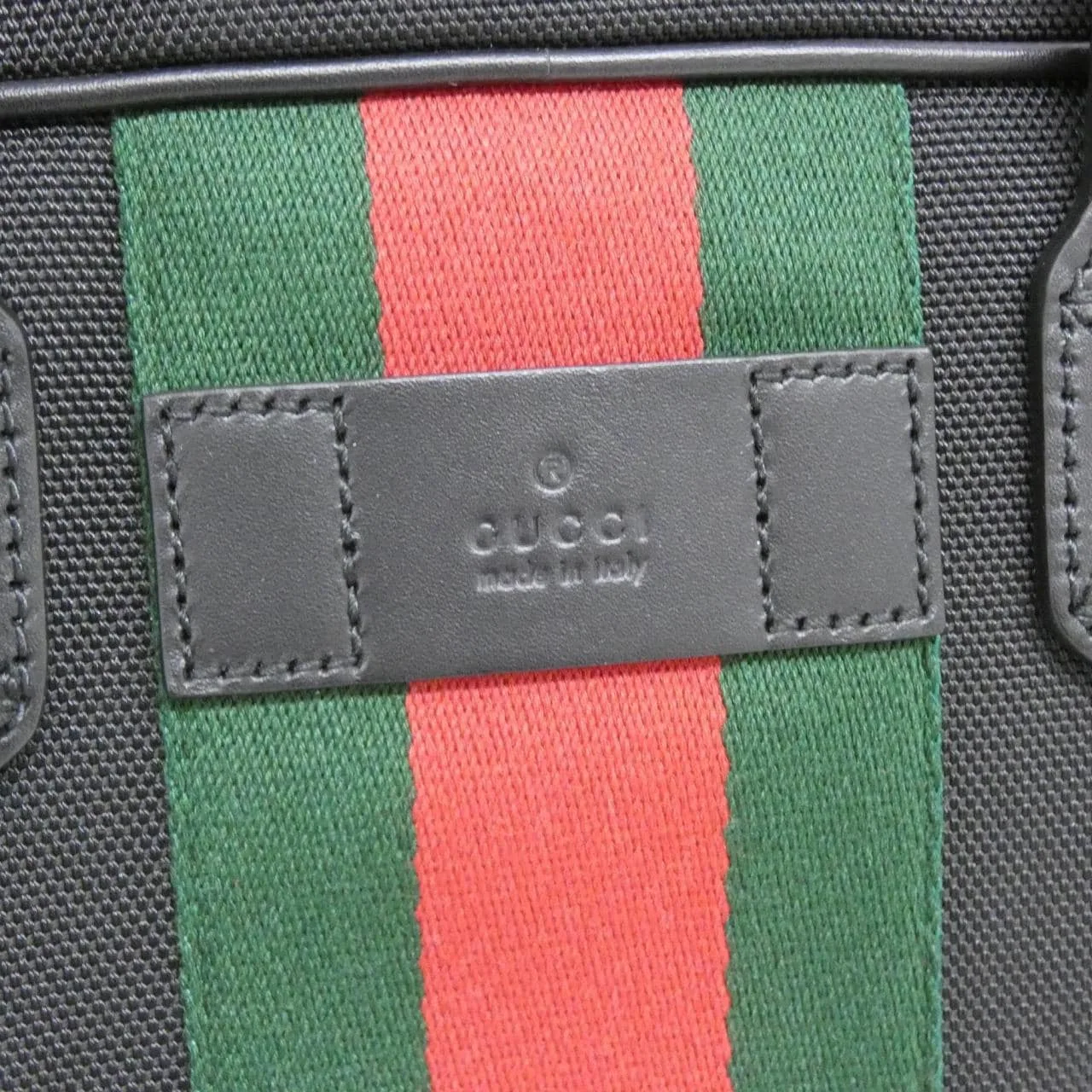 GUCCI 630922 KWTMN Handbag Canvas Black Canvas Rank A - Thumbnail 6