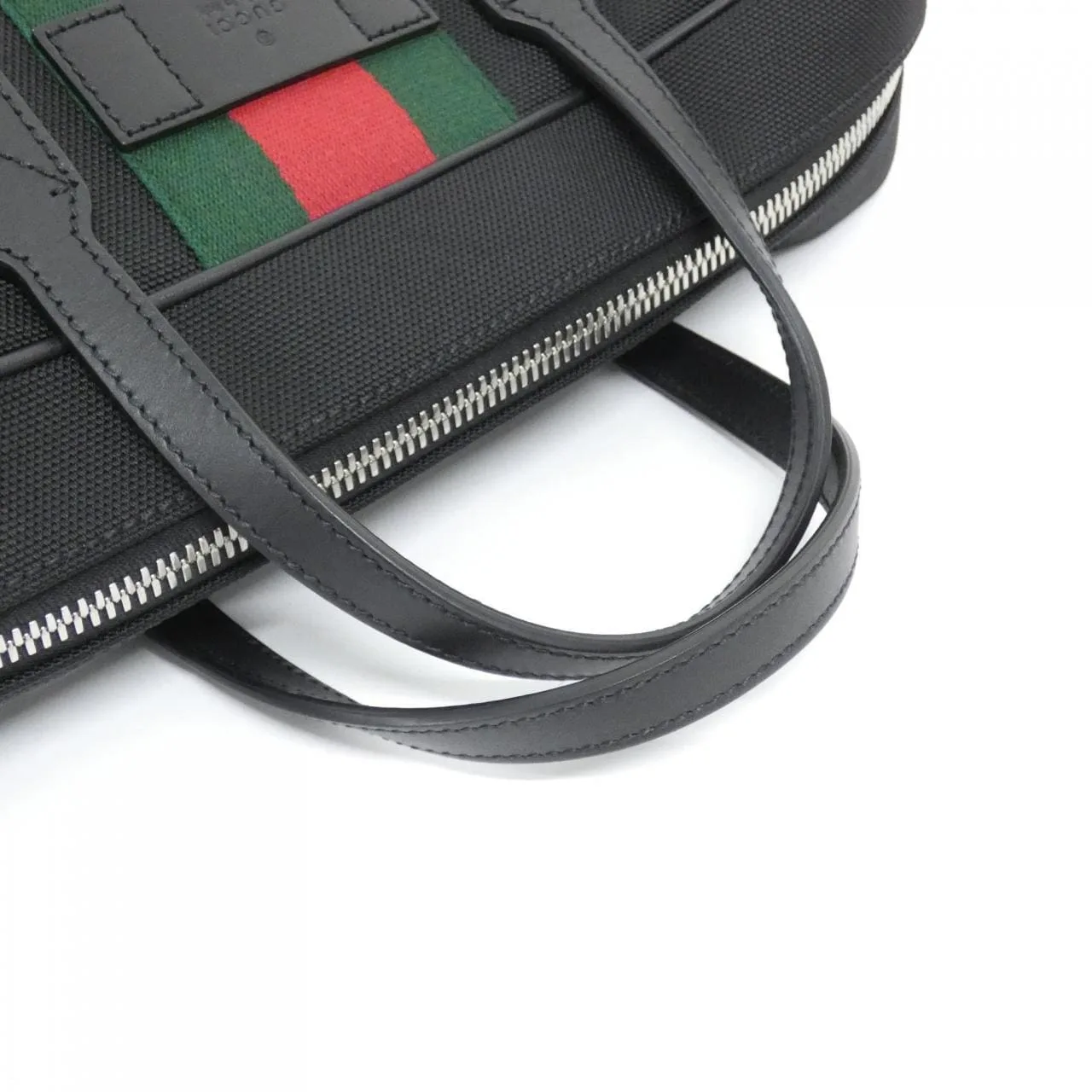 GUCCI 630922 KWTMN Handbag Canvas Black Canvas Rank A - Thumbnail 8