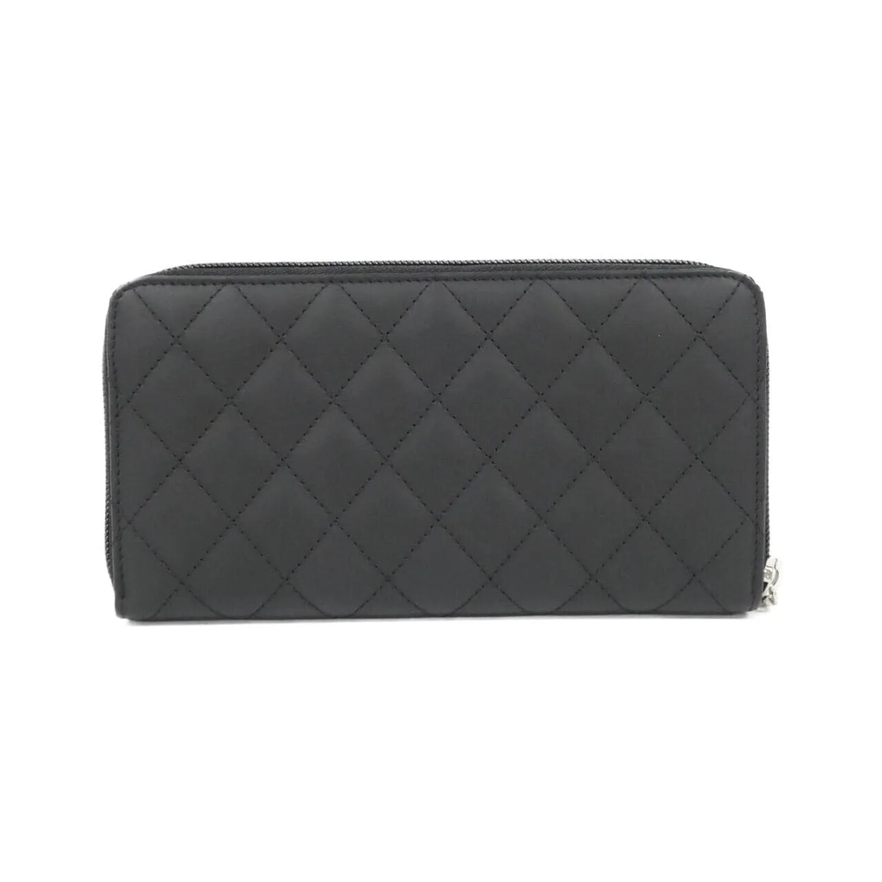 CHANEL Cambon 50078 Wallet Patent Leather 黑色 漆皮 中古品A - 縮圖 2