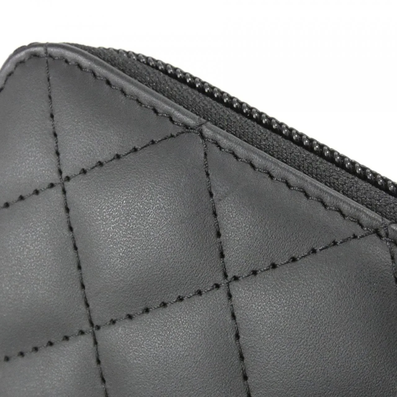 CHANEL Cambon 50078 Wallet Patent Leather 黑色 漆皮 中古品A - 縮圖 5