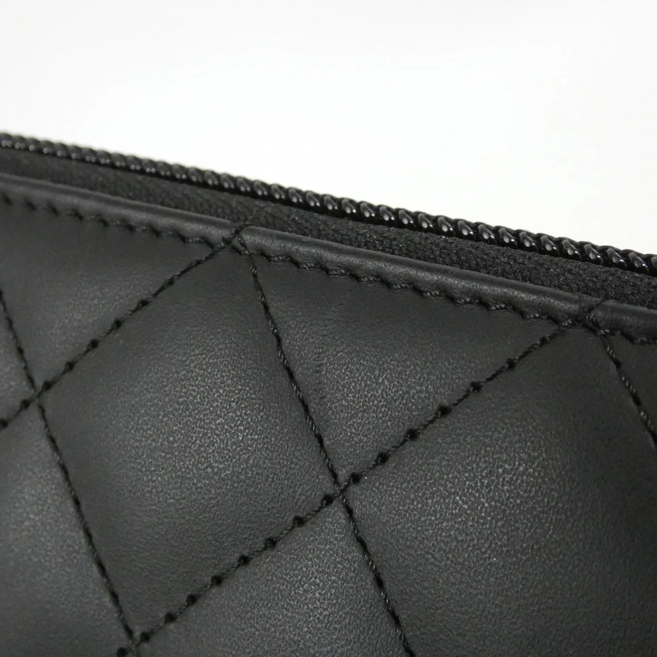 CHANEL Cambon 50078 Wallet Patent Leather 黑色 漆皮 中古品A - 縮圖 6