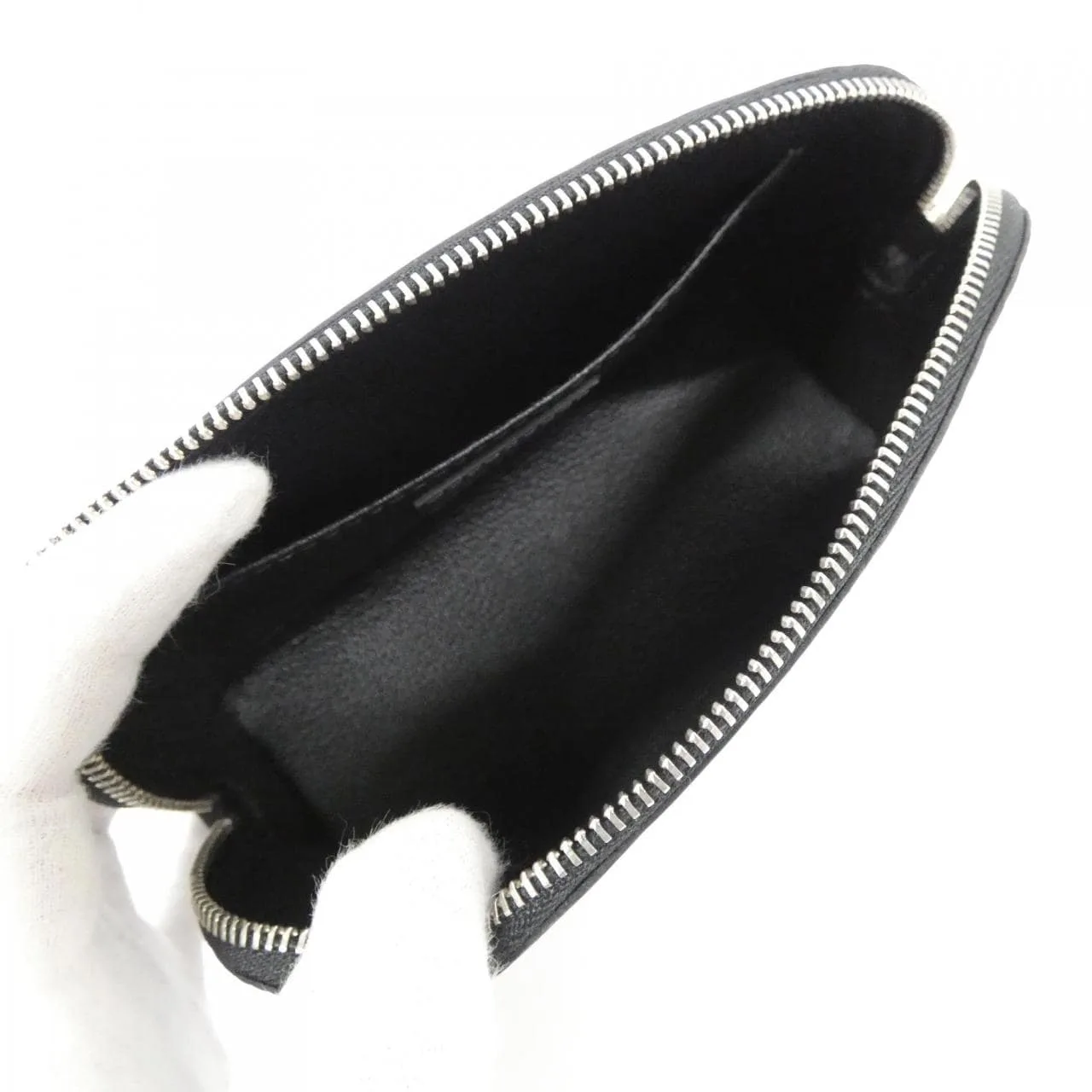 LOUIS VUITTON Pochette M41348 Pouch Epi Black Epi Rank A - Thumbnail 4