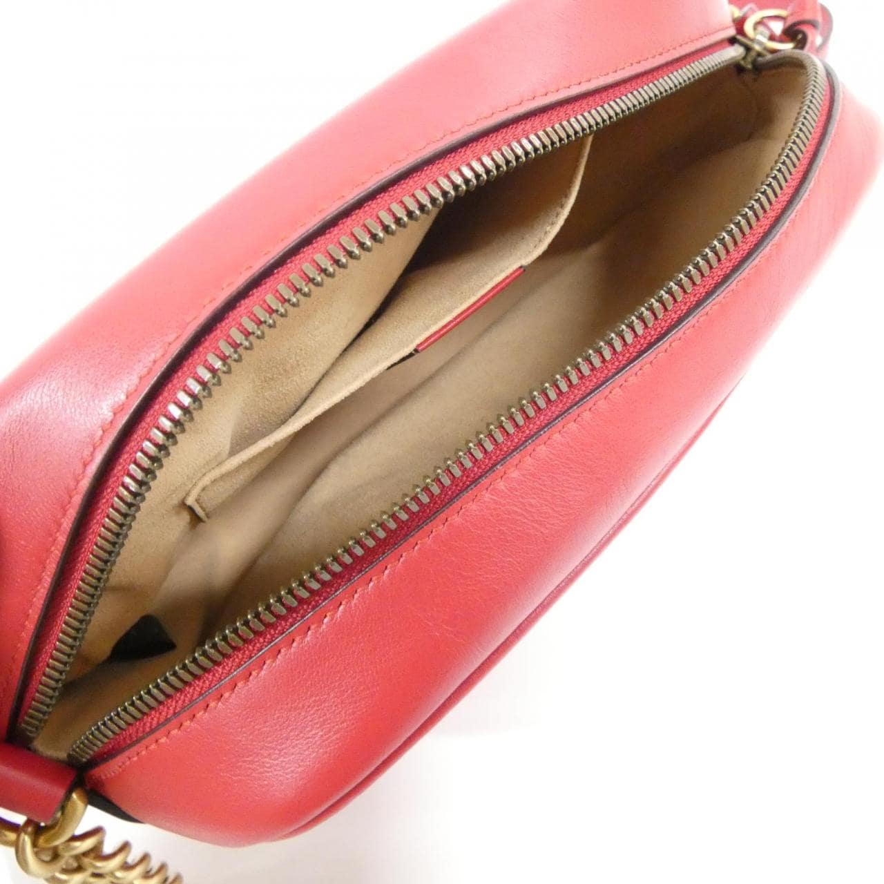 GUCCI Marmont 447632 DTD1T Shoulder Bag Leather 黑色 皮革 中古品A - 縮圖 8