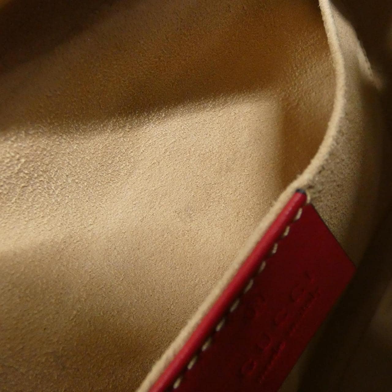 GUCCI Marmont 447632 DTD1T Shoulder Bag Leather 黑色 皮革 中古品A - 縮圖 9