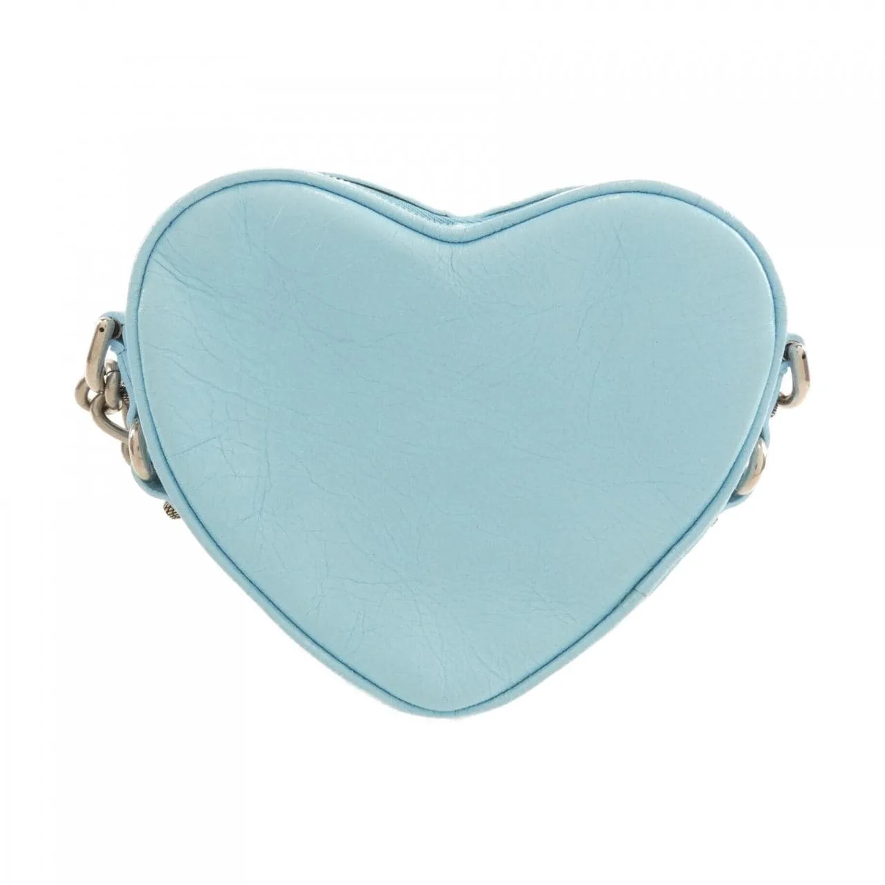 BALENCIAGA Le Cagole 722781 1VG9Y Shoulder Lambskin 黑色 羊皮 中古品A - 縮圖 2