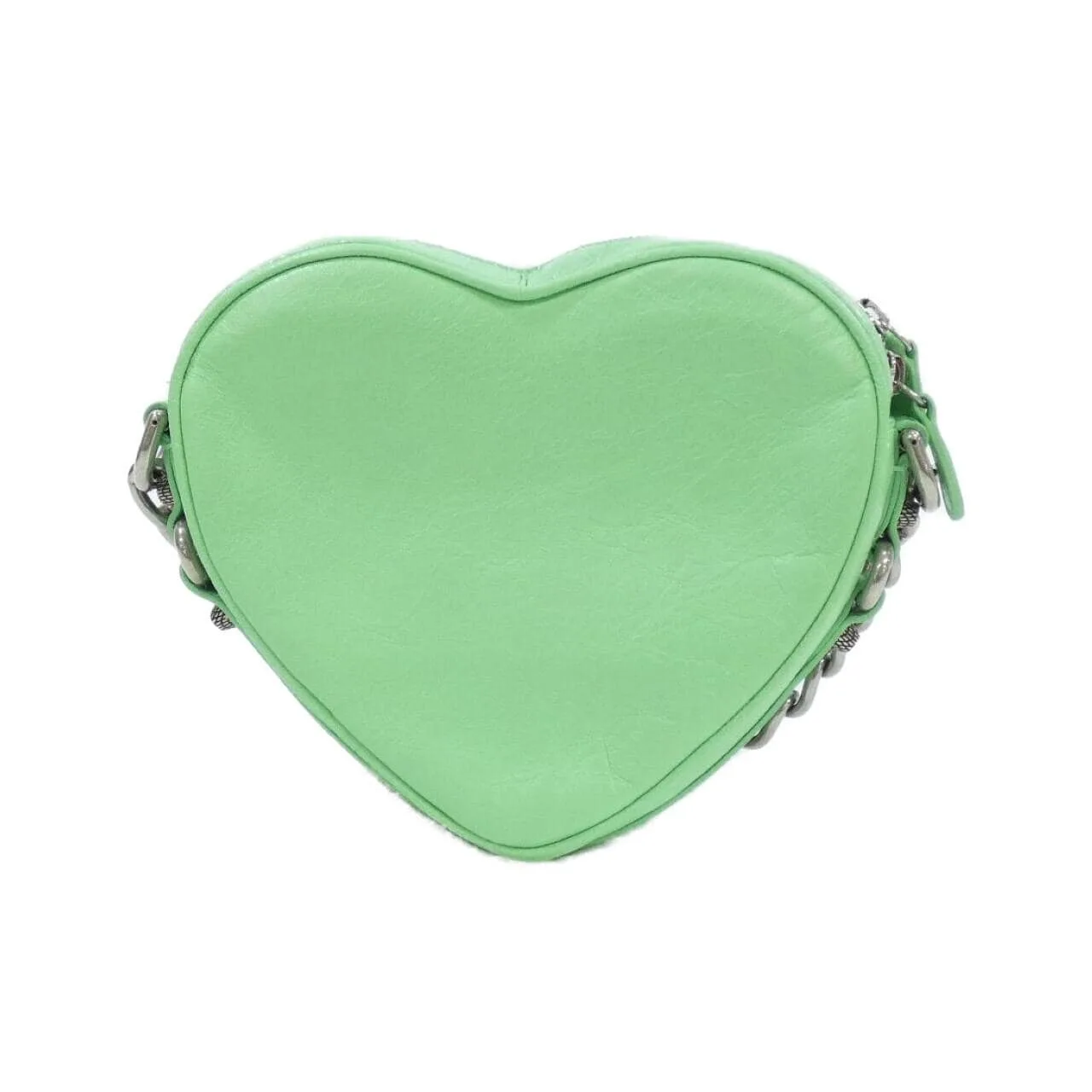 BALENCIAGA Le Cagole 722781 1VG9Y Shoulder Lambskin 黑色 羊皮 中古品A - 縮圖 2