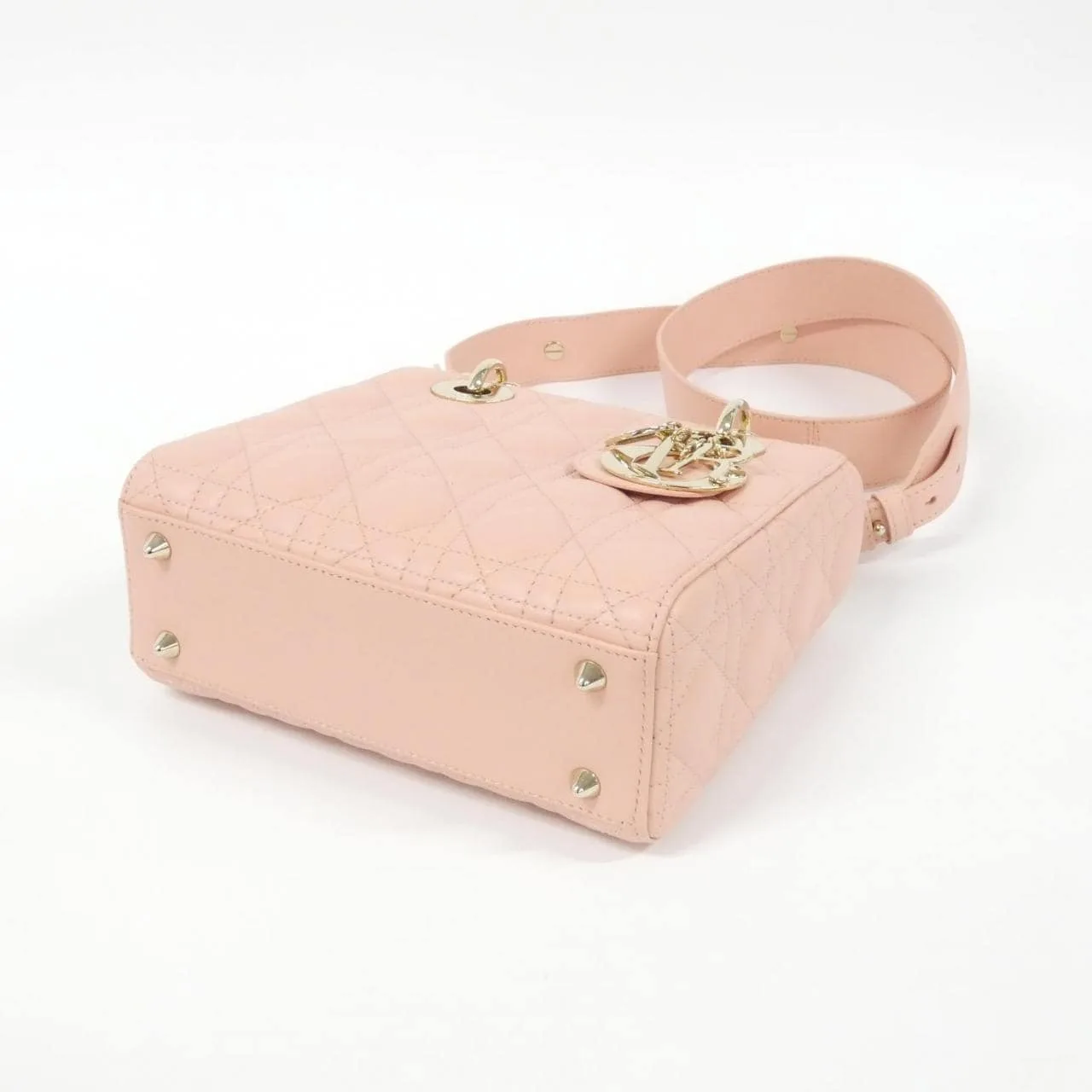 DIOR Lady Dior M0538OCAL Handbag Lambskin Black Lambskin - Thumbnail 3