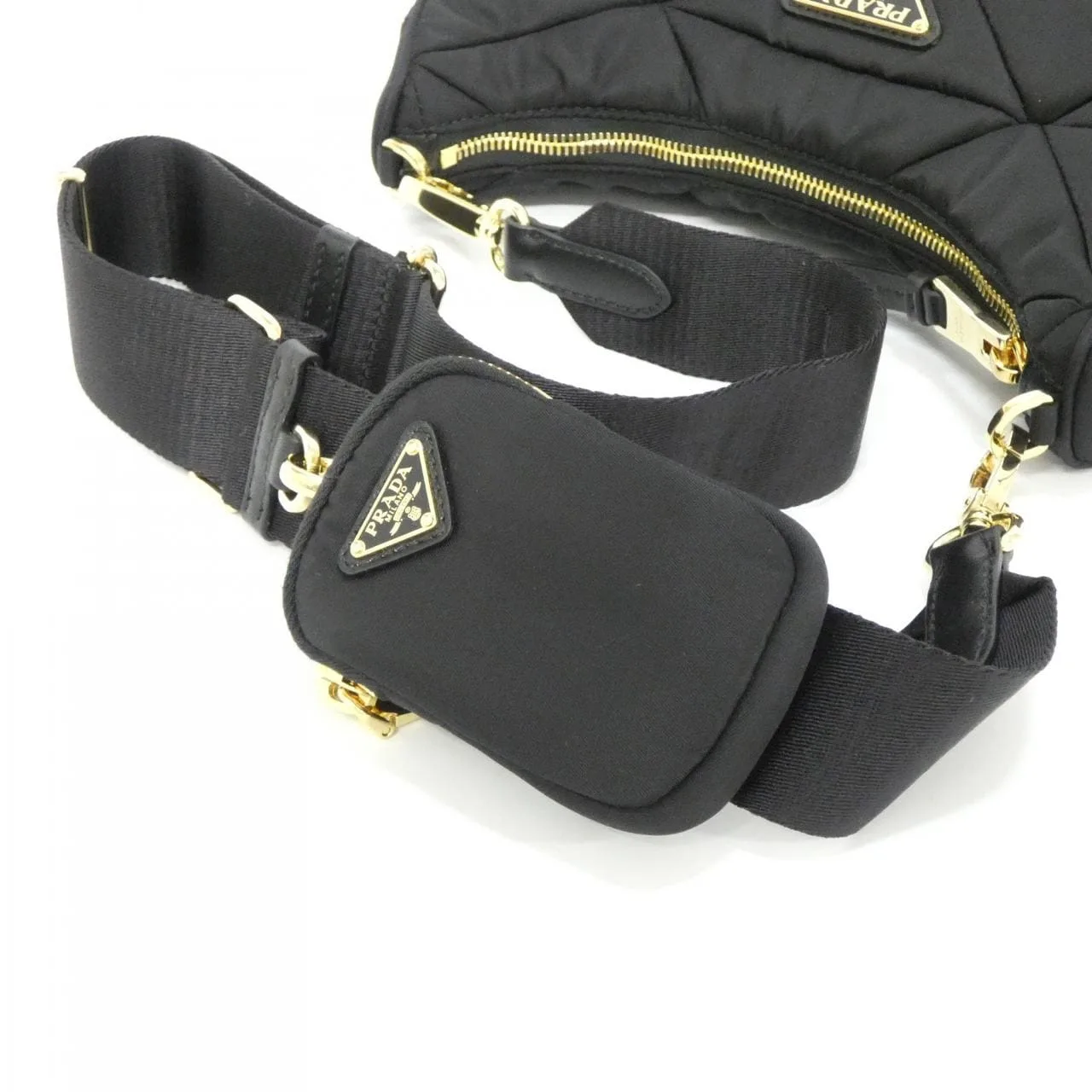 PRADA 1BC151 Shoulder Black New - Thumbnail 5