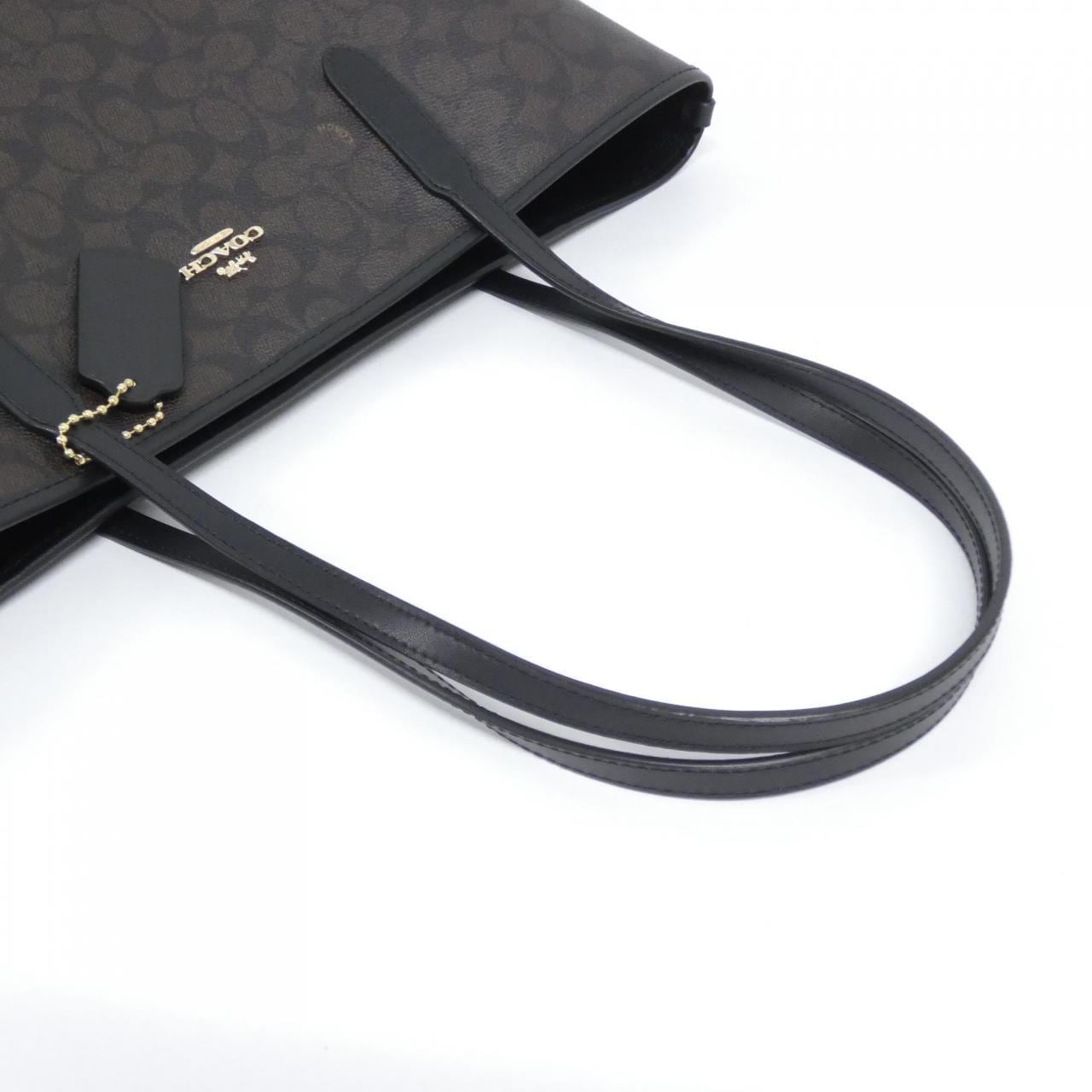 COACH CV976 Handbag Canvas 5