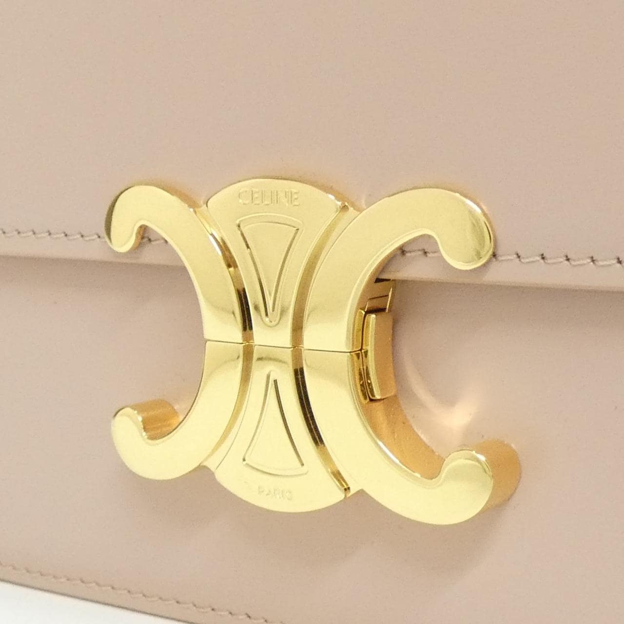 CELINE Triomphe 188423BF4 Shoulder Bag 黑色 新品 - 縮圖 4