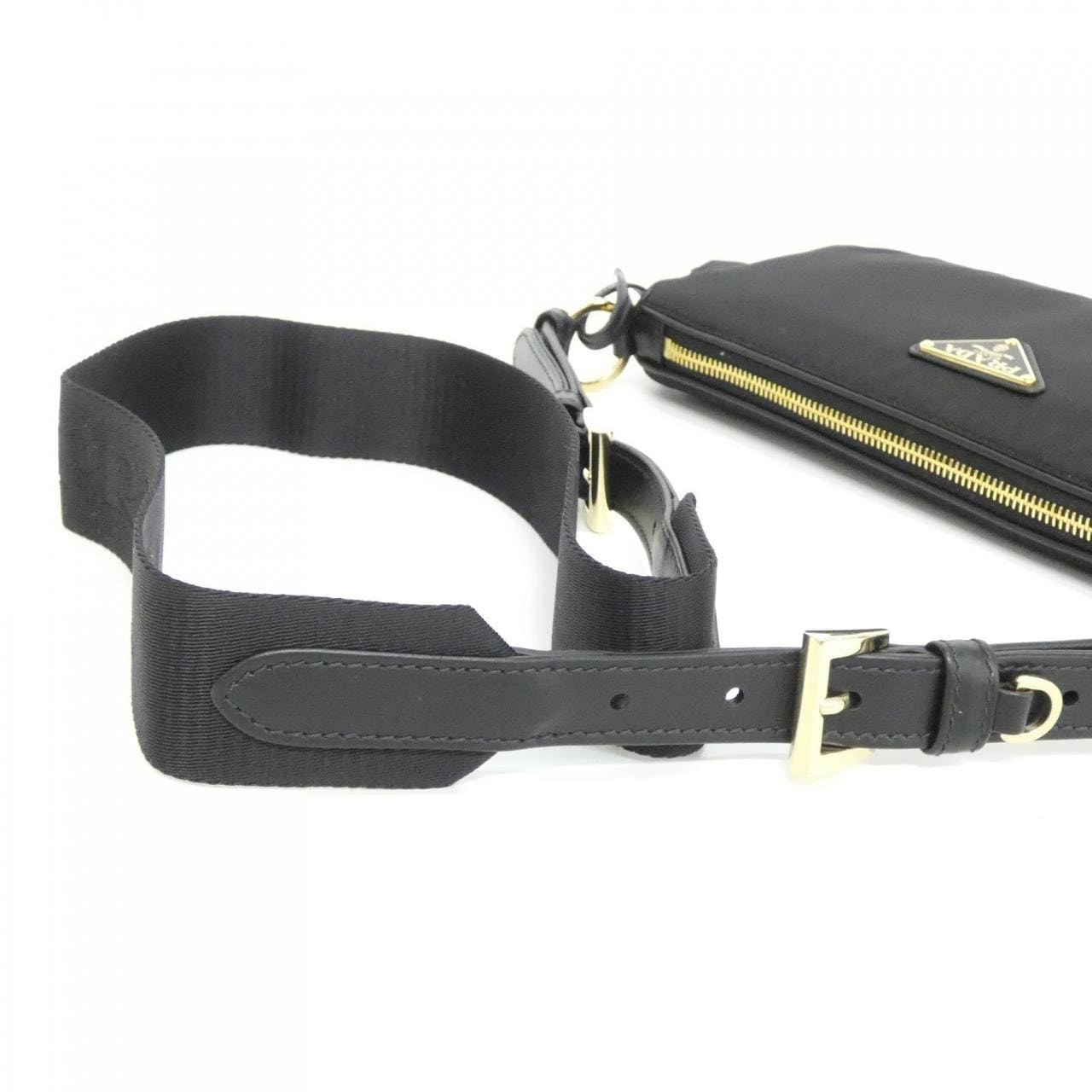 PRADA 1BC234 Shoulder Bag 黑色 新品 - 縮圖 5