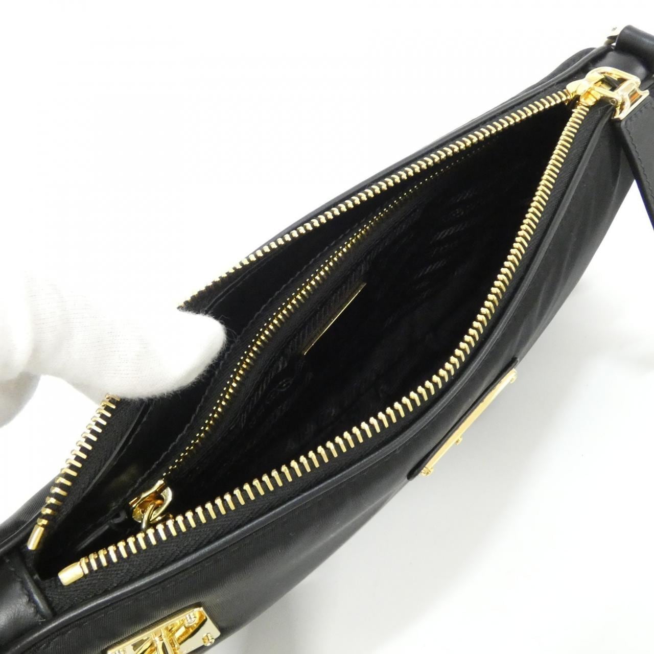PRADA 1BC234 Shoulder Bag 黑色 新品 - 縮圖 6