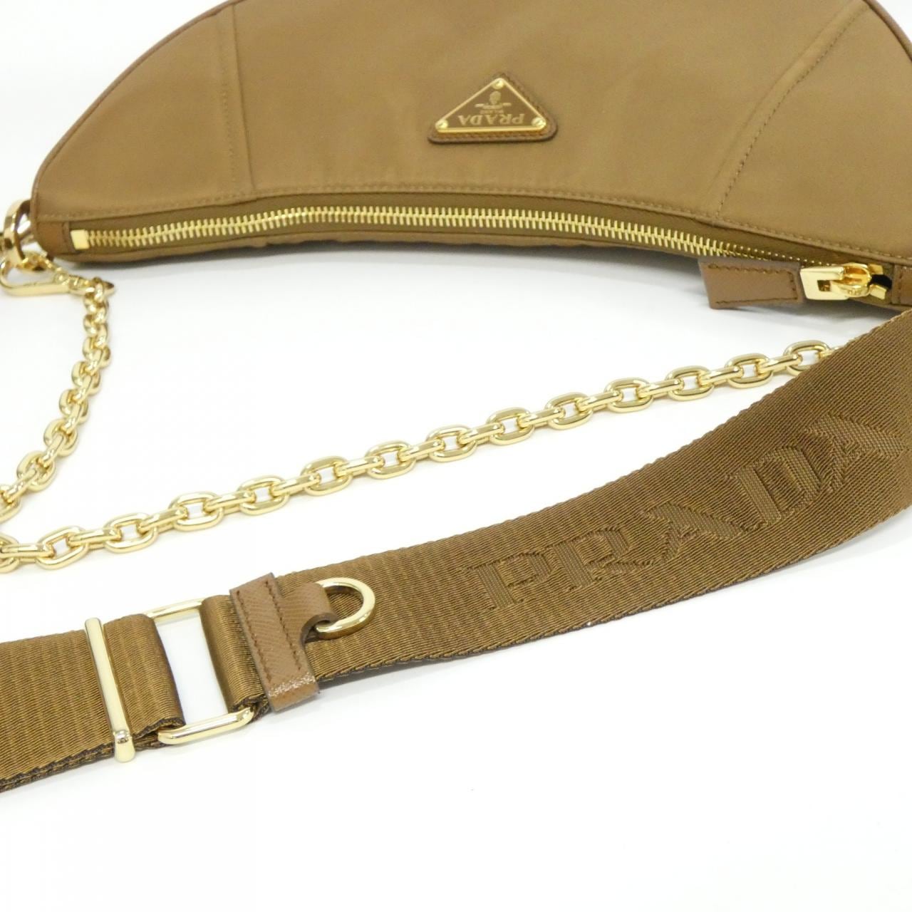 PRADA 1BH222 Shoulder Bag 黑色 新品 - 縮圖 5