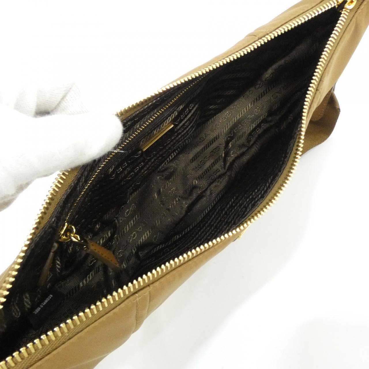 PRADA 1BH222 Shoulder Bag 黑色 新品 - 縮圖 6