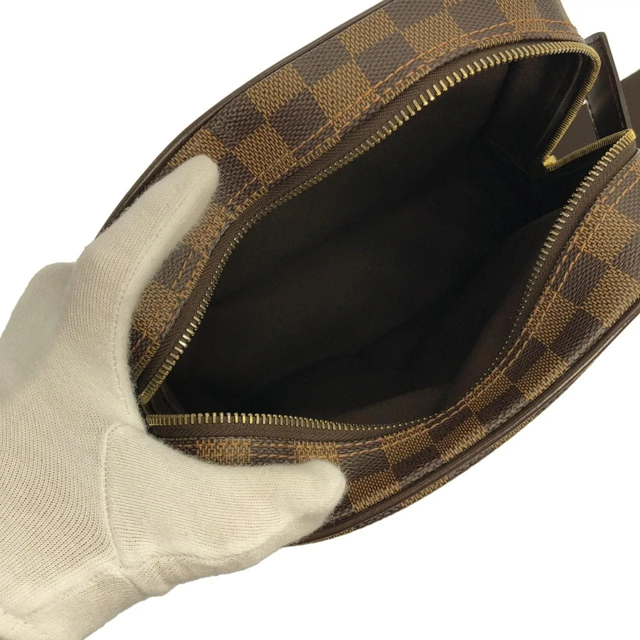 LOUIS VUITTON N41442 Shoulder Damier 黑色 Damier 中古品A - 縮圖 7