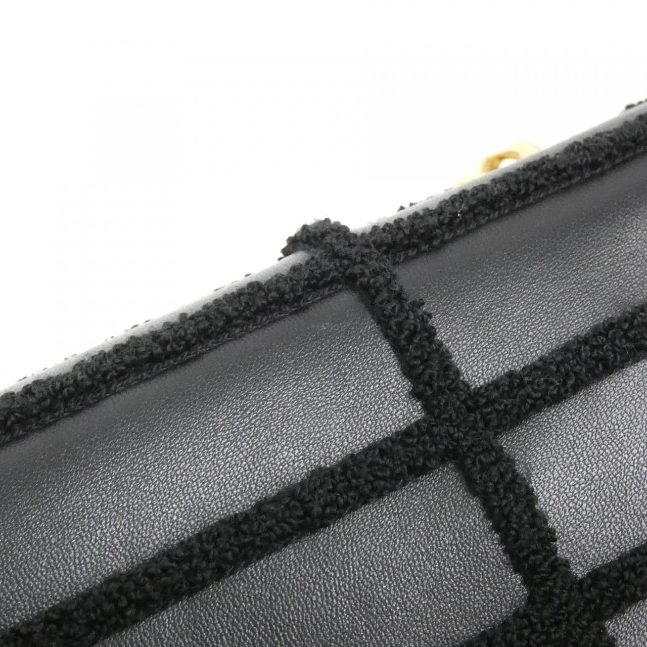 CELINE 111273FCK Shoulder Leather Black Leather Rank A - Thumbnail 4