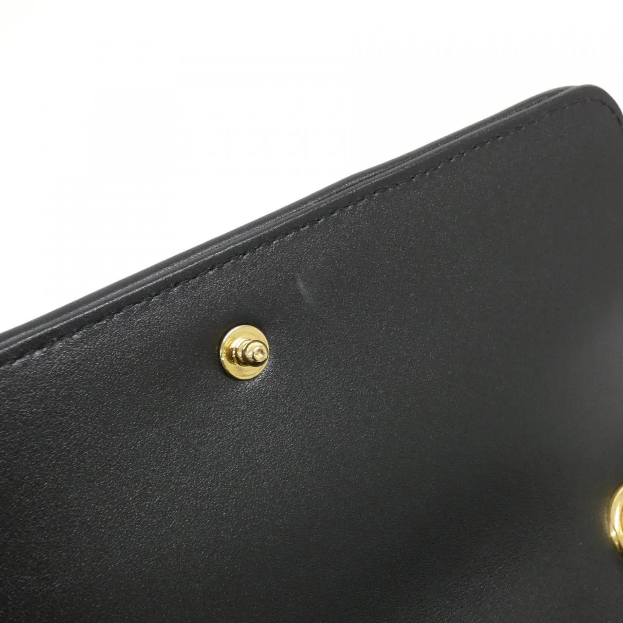 CELINE 111273FCK Shoulder Leather Black Leather Rank A - Thumbnail 9