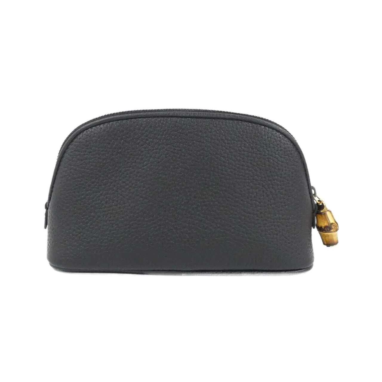 GUCCI 772783 AABXM Pouch Leather 黑色 皮革 中古品A - 縮圖 2