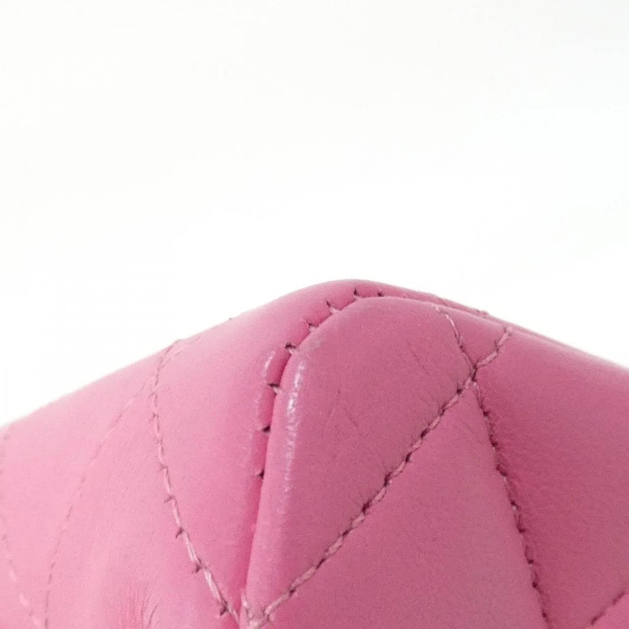 CHANEL Matelasse 1112 Shoulder Lambskin 粉色 羊皮 - 縮圖 3