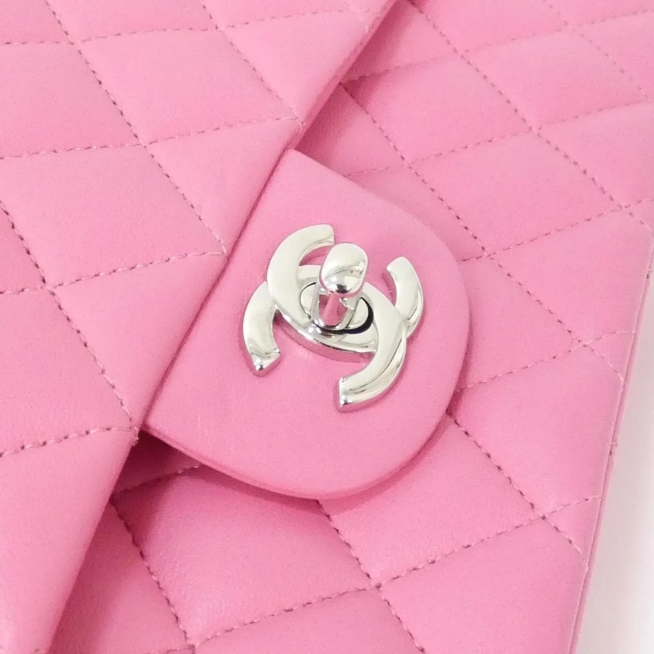 CHANEL Matelasse 1112 Shoulder Lambskin 粉色 羊皮 - 縮圖 6