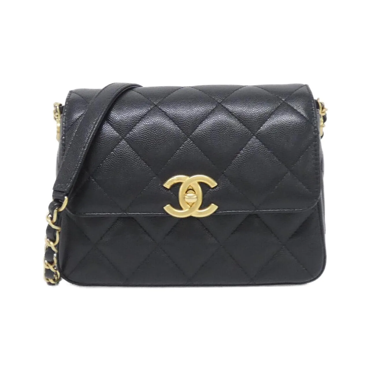 CHANEL AS4907 Shoulder Grained Calfskin