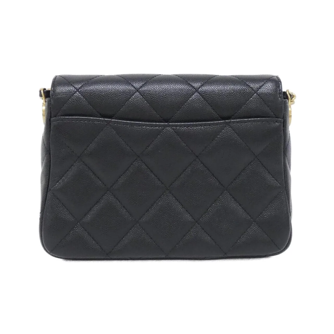 CHANEL AS4907 Shoulder Grained Calfskin Black Grained Calfskin Rank A - Thumbnail 2