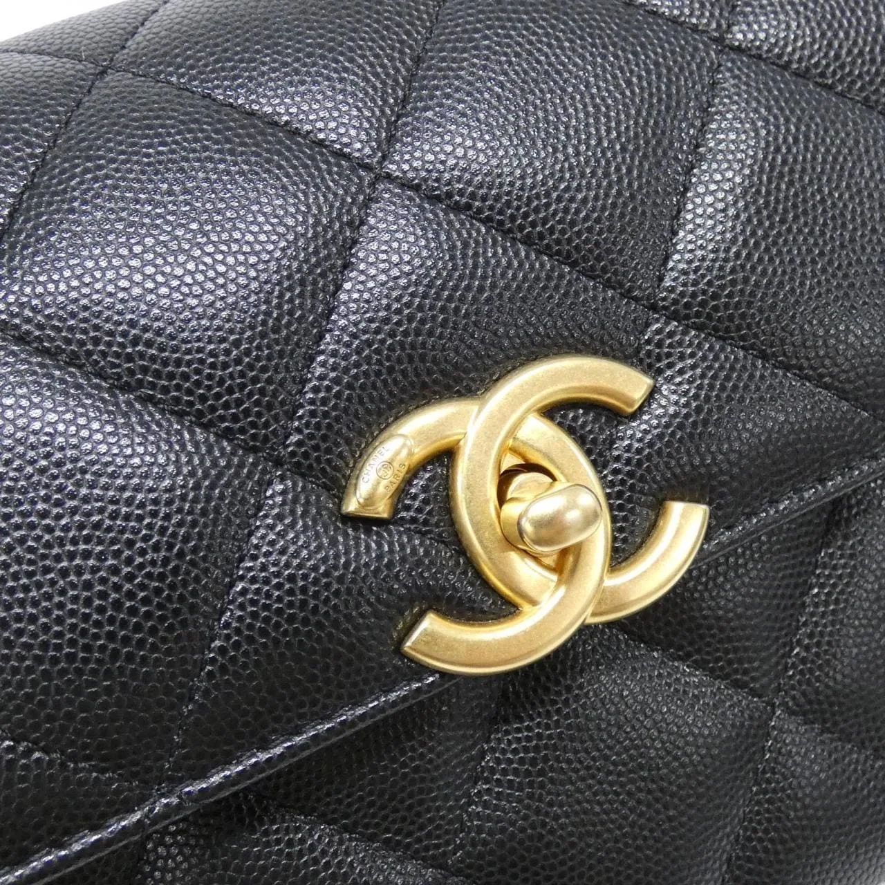 CHANEL AS4907 Shoulder Grained Calfskin Black Grained Calfskin Rank A - Thumbnail 4