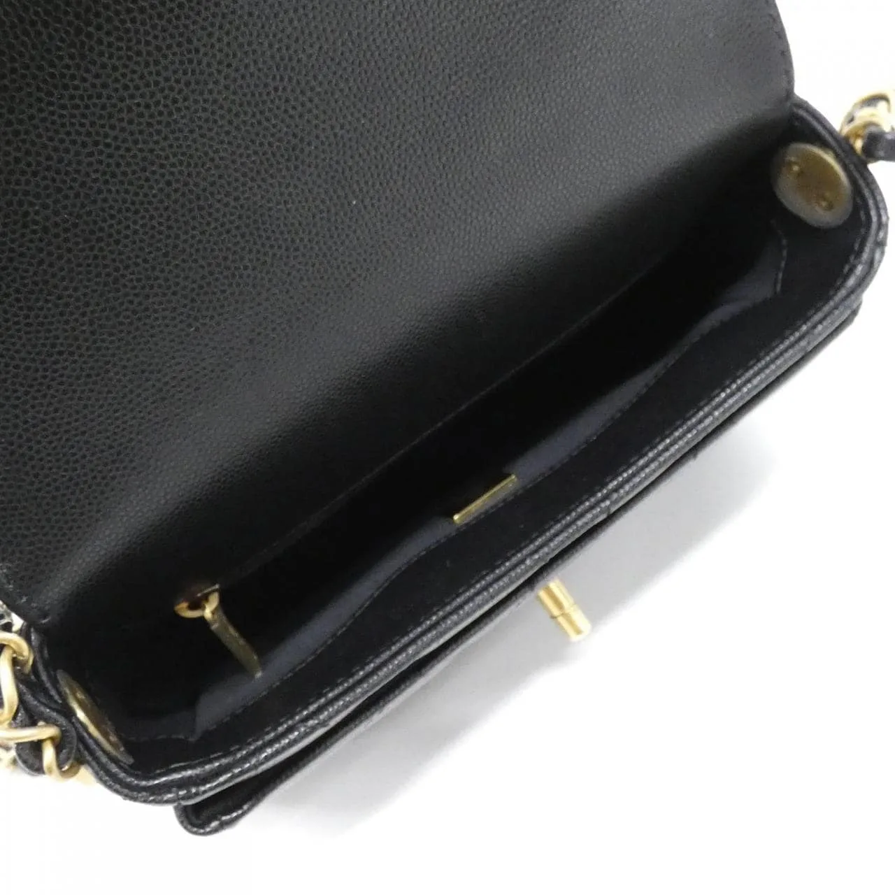 CHANEL AS4907 Shoulder Grained Calfskin Black Grained Calfskin Rank A - Thumbnail 6