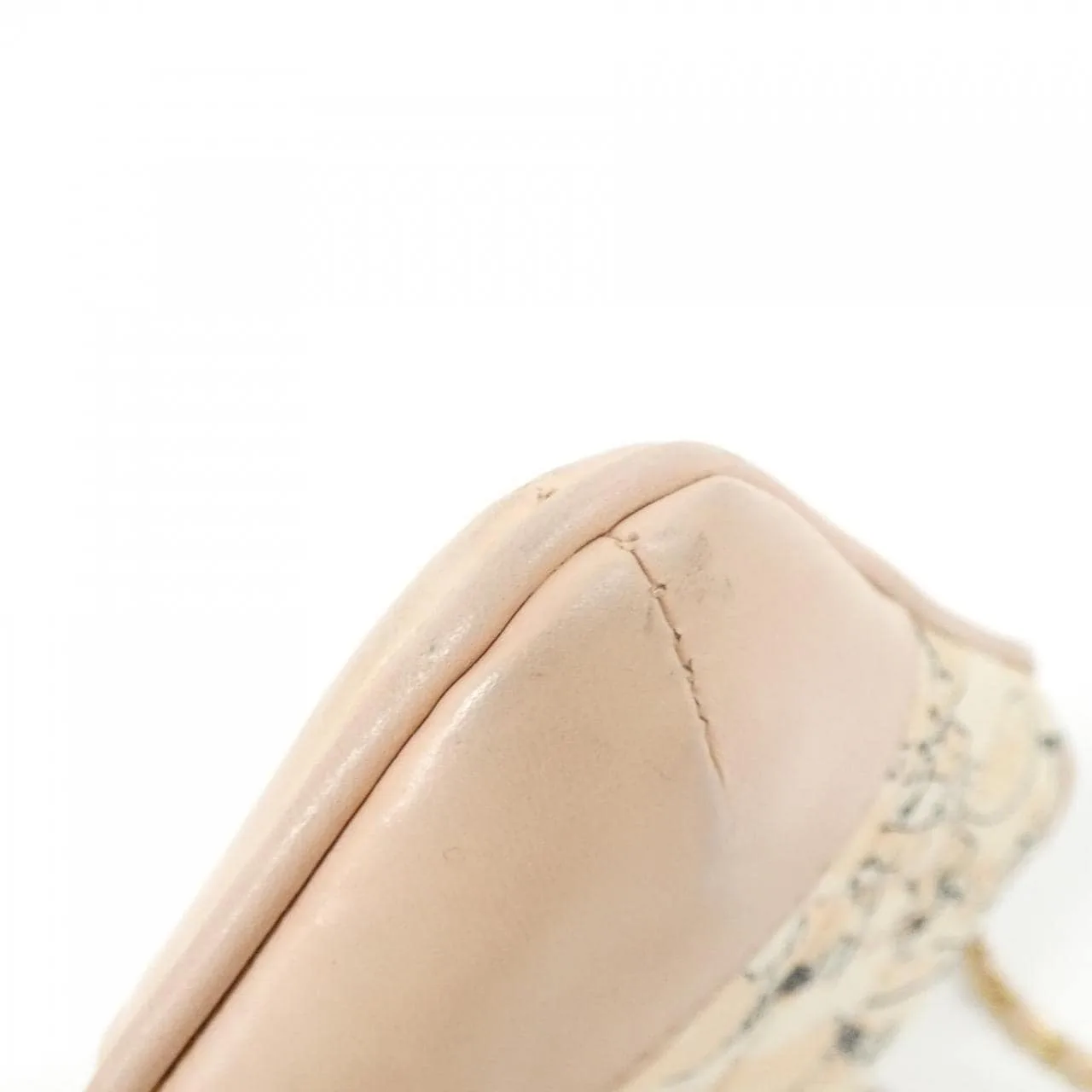 CHANEL Shoulder Satin 黑色 緞面 中古品A - 縮圖 3