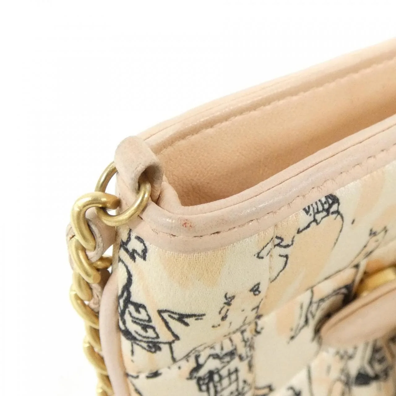 CHANEL Shoulder Satin 黑色 緞面 中古品A - 縮圖 6