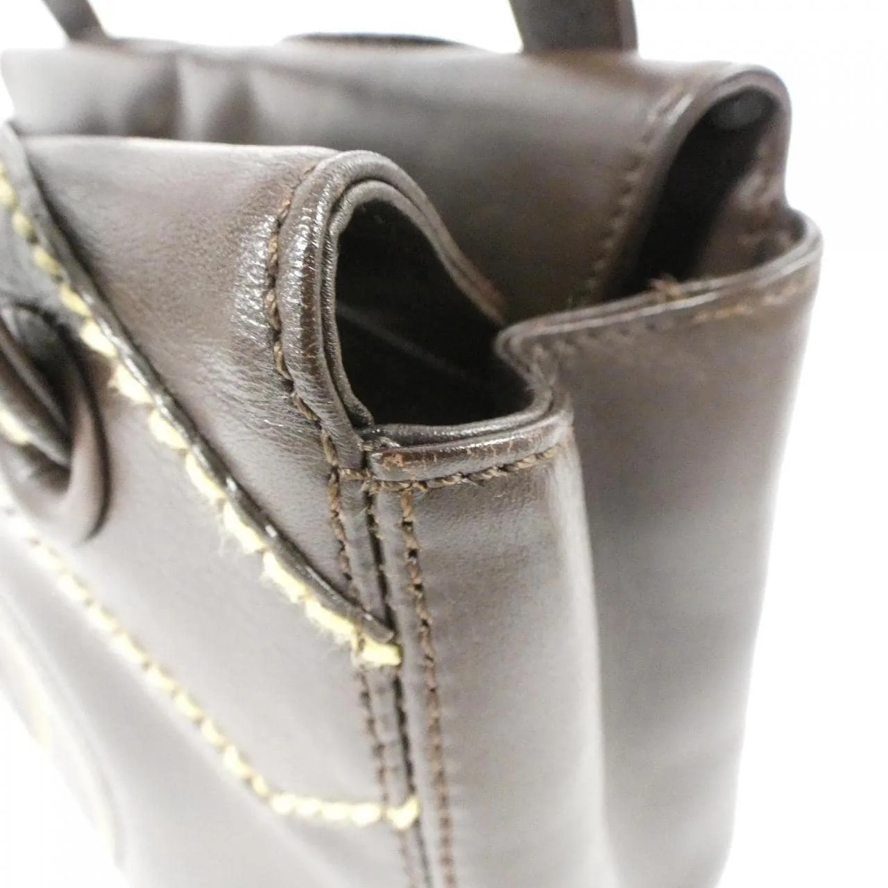 CHANEL 25661 Handbag 棕色 中古品A - 縮圖 4