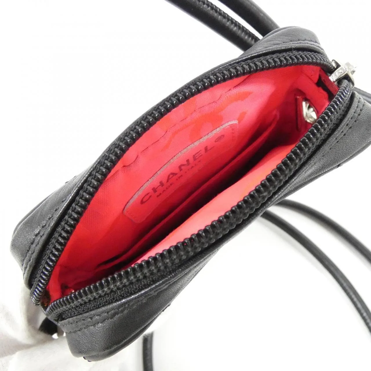 CHANEL Cambon 25177 Shoulder Black Rank A - Thumbnail 8