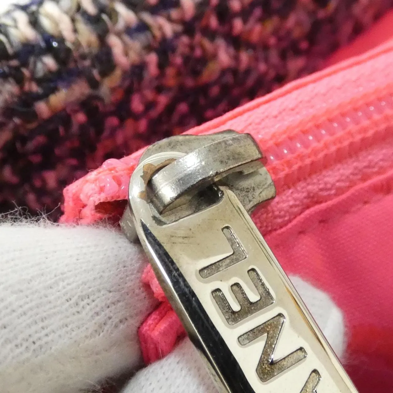 CHANEL Cambon 25170 Handbag Tweed Multicolor Tweed - Thumbnail 5