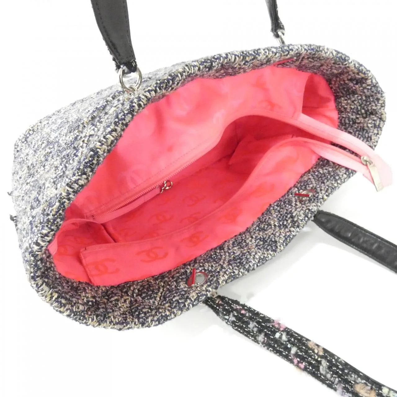 CHANEL Cambon 25170 Handbag Tweed Multicolor Tweed - Thumbnail 8