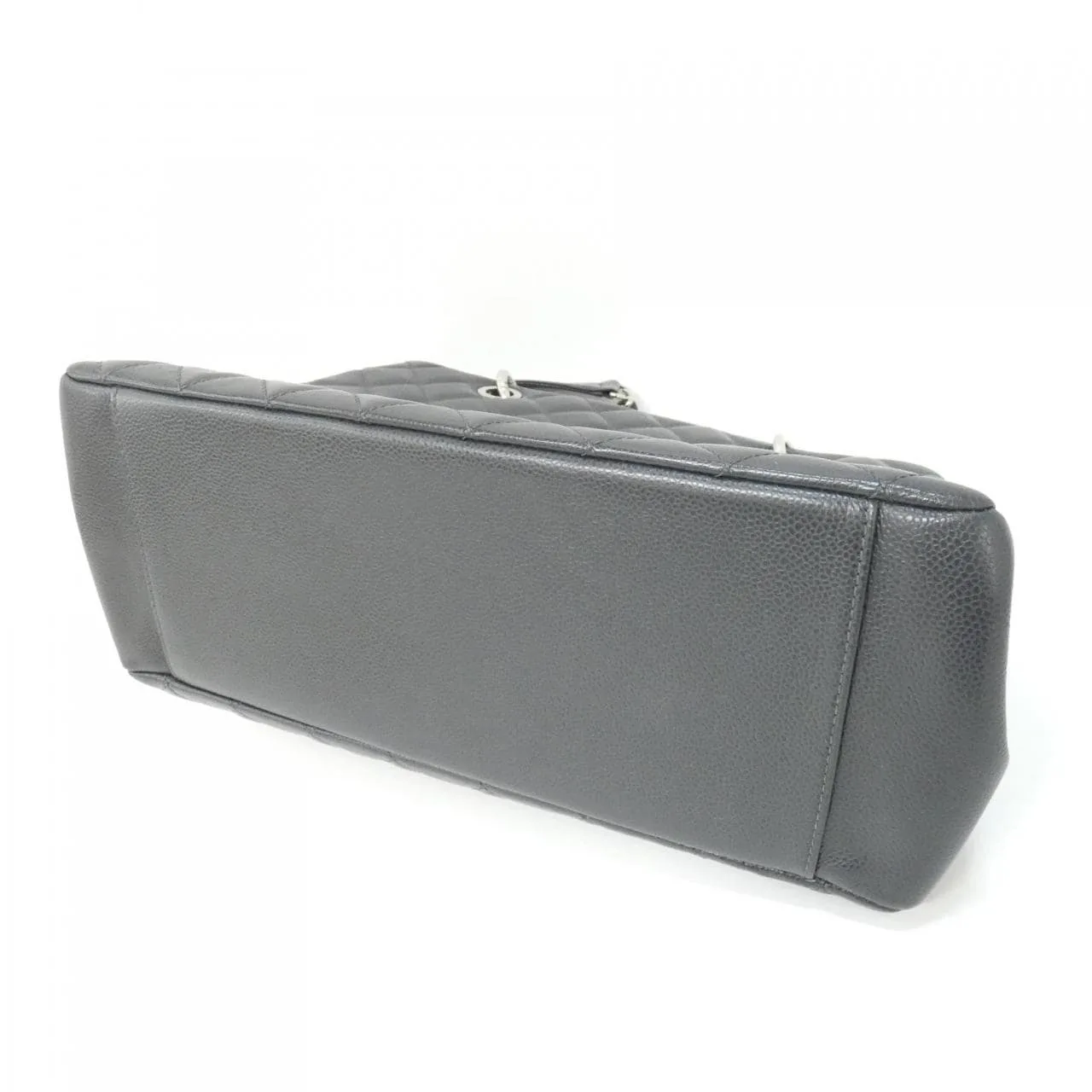 CHANEL 50995 Shoulder Grained Calfskin Grey Grained Calfskin - Thumbnail 3