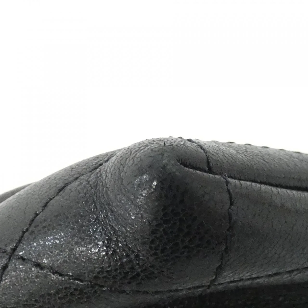 CHANEL 40033 Shoulder Lambskin Black Lambskin - Thumbnail 3