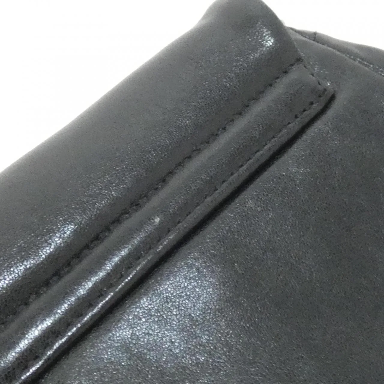 CHANEL 40033 Shoulder Lambskin Black Lambskin - Thumbnail 4
