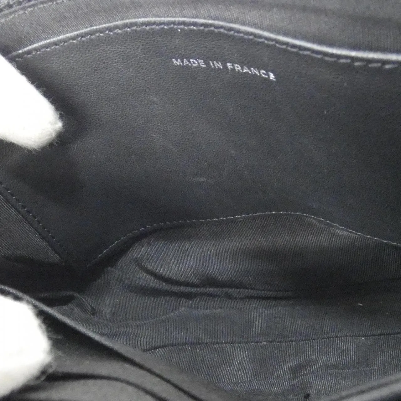 CHANEL 40033 Shoulder Lambskin Black Lambskin - Thumbnail 10