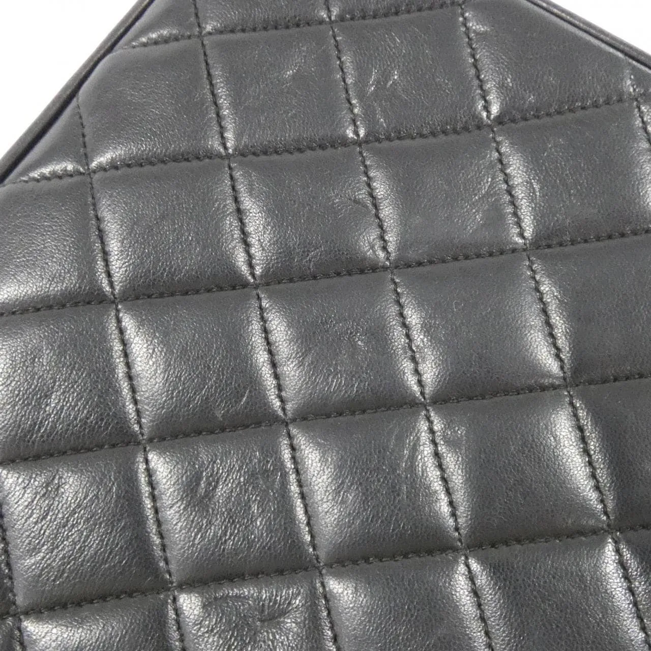 CHANEL Shoulder Lambskin Black Lambskin Rank A - Thumbnail 5