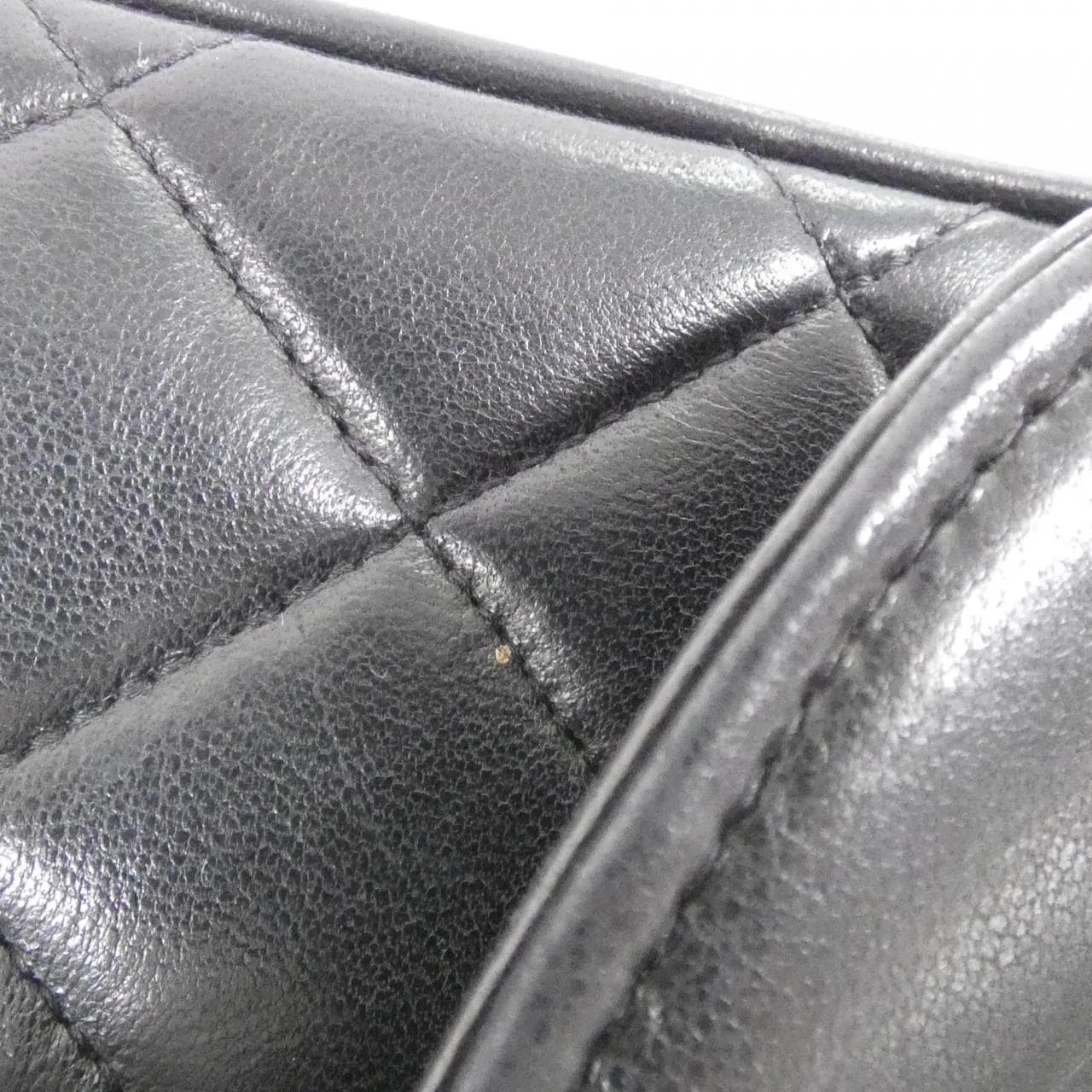 CHANEL Shoulder Lambskin Black Lambskin Rank A - Thumbnail 6