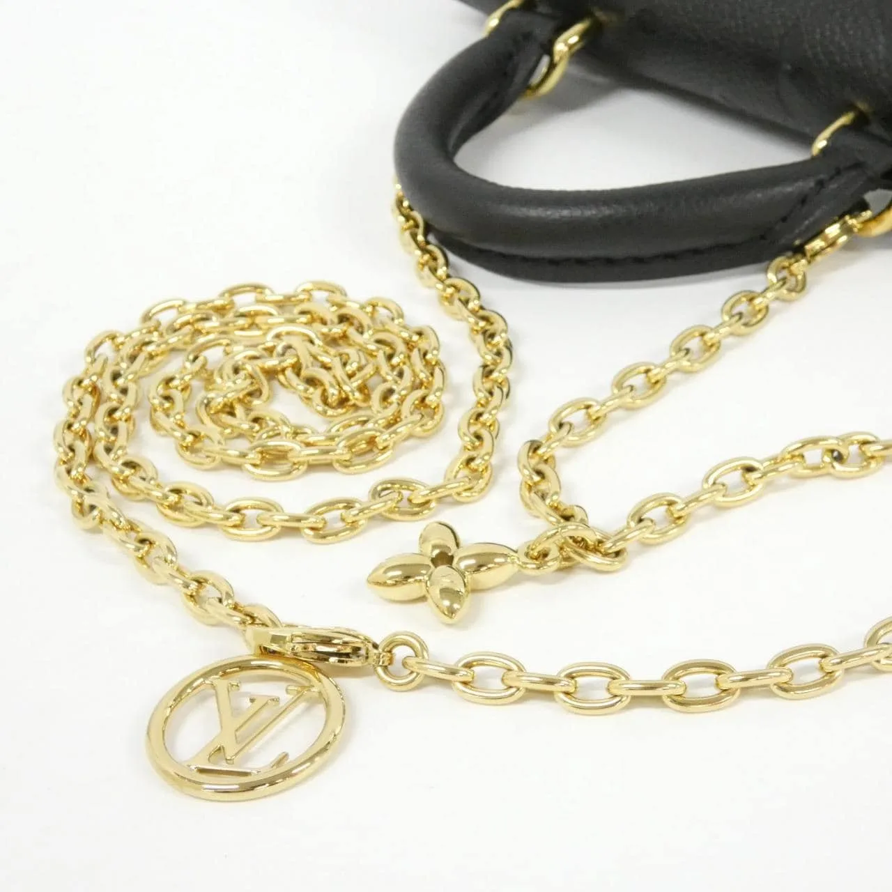 LOUIS VUITTON M12144 Handbag Monogram 黑色 Monogram 中古品A - 縮圖 5