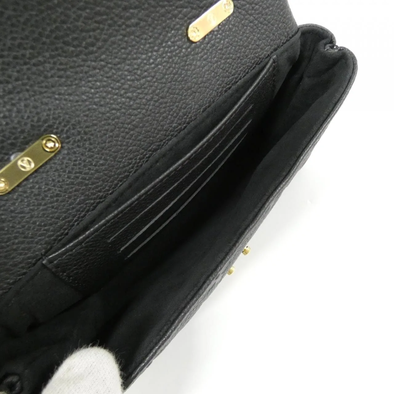 LOUIS VUITTON M12144 Handbag Monogram 黑色 Monogram 中古品A - 縮圖 6