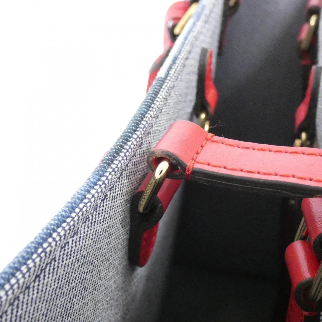 LOUIS VUITTON OnTheGo M44992 Handbag Monogram Rouge Monogram 中古品A - 縮圖 6